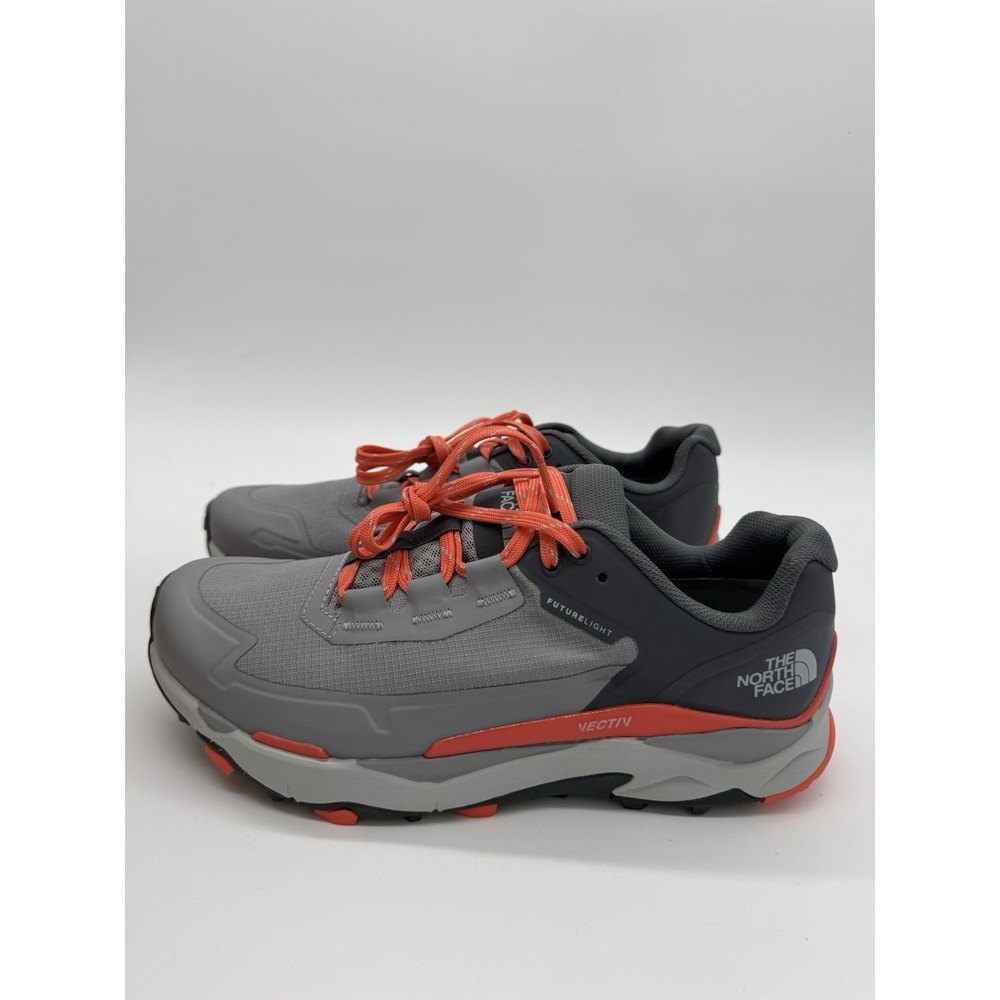 The North Face VECTIV Exploris Futurelight Meld Grey Emberglow Orange Womens 11
